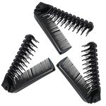 Trendy Look Extra Durable Folding Pocket Hair Comb, Multi Color, Pack of 3