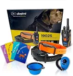 Dogtra 1902S Two Dog Remote Training Collar - 3/4 Mile Range, Rechargeable, Waterproof - Plus 1 iClick Training Card, Jestik Click Trainer - Value Bundle