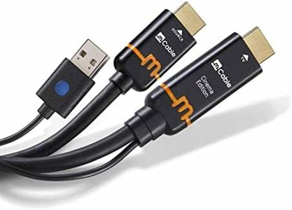 Marseille 2.7m (9ft) mCable Cinema Edition Premium HDMI Cable Adapter Streaming 4K1080 HD TV - Black