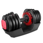 AmStaff Fitness Adjustable Dumbbells Set 3-40LB, 12 Weight Adjustment, 1Sec Weight Adjustment, Compact Home Gym Exercise Equipment for Women & Men Full Body Workout with Safety Lock & Ergonomic Non-Slip Handle