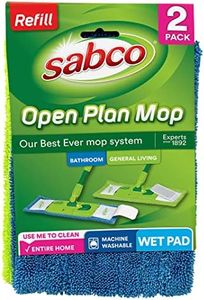 Sabco Open Plan Mop Mopping Refill 2 Pack