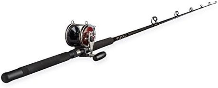 Penn Special Senator 91332 Fishing Rod and Reel Combo, 6.5 Feet, Black/Smoke/Red