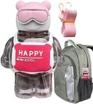 Kids Water Bottle with Straw - Cute