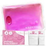 Wremedies for Easier Living Reusable Hand Warmers Gel Click & Heat for Cold Hands Pack of 4 Heat Pads Pocket Warmers Instant Heat Arthritis Aid No Electric Required