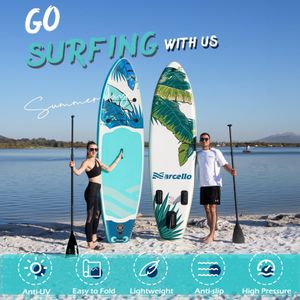 Baudelio Inflatable Stand Up Paddle Board 10’6 – Non-Slip, Ultra-Light, with Backpack & Pump
