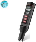 Pool Salt Tester, pH Meter, Versatile 7-in-1 Tds Salinity Tester EC Orp S.G. Temp and ph Tester Digital (0.01 Precision) for Aquarium Swimming Pool Hot Tub, Drinking, Hydroponics
