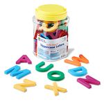 Learning Resources Jumbo Magnetic Uppercase Letters, ABCs, Early Letter Recognition, 40-Pieces, Assorted Colors, Ages 3+