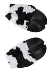 Cow Front Hooves Fancy Dress Costume Gloves Standard