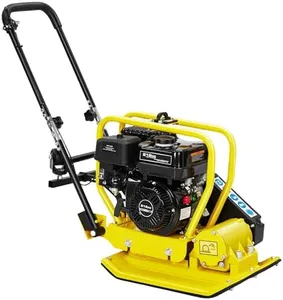 GarveeTech Plate Compactor Rammer 7.0HP, 4500LBS Gas Vibration Compaction Force, 212cc Gas Engine 5760 VPM, 20 x 15 Inch Plate, Power Jumping Jack Tamper Pavement Compactor, EPA Compliant