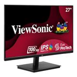 ViewSonic VA2709M 27 Inch 1080p IPS Monitor with Frameless Design, 100Hz, Dual Speakers, HDMI, and VGA Inputs for Home and Office