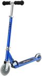 JD Bug Junior Street Folding Kids Scooter, for Boys and Girls Aged 4+, Adjustable Handlebar Height (Reflex Blue)