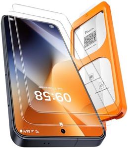 TOCOL for Samsung Galaxy S25 Plus Screen Protector [9H Hardness] [Military Grade Shatterproof] HD Tempered Glass 2 Pack