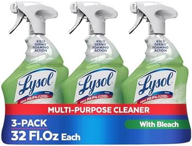 Lysol Multi-Purpose Cleaner Sanitizing and Disinfecting Spray with Bleach,All Purpose Cleaning Spray for Bathrooms and Kitchens,32oz,(Pack of 3)