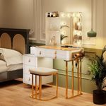 Dystler Dressing Table with Mirror 