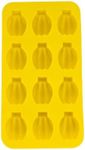 Fairly Odd Novelties Banana Shape Flexible 12 Ice Cube Tray Mold Yellow Rubber Novelty Gag Gift, One Size