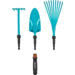 GARDENA 8944-30 combisystem Hand Tools Set - Complete Garden Tool Kit