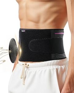 Fitomo Front-Wearing Umbilical Hernia Belt, Unisex, Adjustable with Removable Pads & Extra Straps for Abdominal Pressure, Lumbar Support, Skin-Friendly & Discreet, Ideal for Everyday Recovery