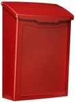 ARCHITECTURAL MAILBOXES 2681R Marina Wall Mount Mailbox Red, S