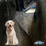 ORNING Floor Dog Hammock for Truck with Absorbent Pad Full Size Dog Seat Covers for Trucks Heavy Duty Flip Up Universal Truck Back Seat Pet Cover for Dogs