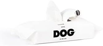 DOG by Dr. Lisa - Dog Wipes - Plant-Based, Natural Bathing Wipes for Dogs - Made from 100% Compostable Bamboo - Vet-Created - Vegan, Non-Toxic - 80 Count