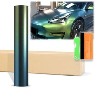 12"x60" (1FTx5FT) Galaxy Dust Matte Spring Green Chameleon Metallic Color Shift Color Change Vinyl Wrap Auto Car Sticker Decal Film Sheet Bubble Free Air Release Technology with Tool Kit