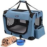Portable Collapsible Dog Crate, Tra