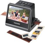 22MP Film and Slide Scanner with 5” LCD Screen, Convert Color & B&W Negatives & Slides 35mm, 126, 110 Film to High Resolution JPEG Digital Photos