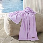 SPREAD SPAIN Bamboo Towels for Bath, Towels for Bath Large Size, Bamboo Bath Towel High Absorbent & Soft, 360 GSM, 1 Piece Bath Towel for Men/Women, 70 cms x 150 cms - Lavender