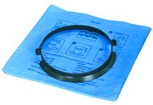 Stanley 19-1500 Blue Cloth Reusable Filter with Clamp Ring for 5-6 Gallon Wet/Dry Vacuum, Compatible with SL18115, SL18115P, SL18116, SL18116P, SL18191P, SL18199P, SL18117, SL18701P-10A, SL18410P-5A