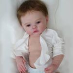 Pinky Reborn 18 Inch Baby Doll Realistic Newborn Baby Dolls Soft Vinyl Lifelike Baby Dolls That Look Real for Kids