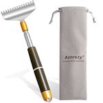 Back Scratcher Aznrszy, Large Back Scratcher for Women Men Adults, Extra Wide Claw/Anti-slip Long Handle/Massage Roller, Metal Head Body Scratcher Massager