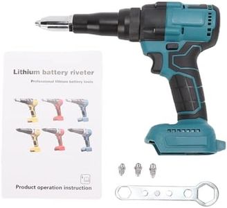 Vroomoto Cordless Brushless Rivet Gun High Torque Led Light Tool For Aluminum Rivets Construction (Bare Machine)