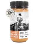 Steens Manuka Honey - MGO 515+ - Pure & Raw 100% Certified UMF 15+ Manuka Honey - Bottled and Sealed in New Zealand - 500g