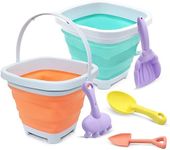 6pcs Bucket Beach Toy Set, Foldable