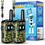 Walkie Talkies for Kids, Exssary Toys for Boys Girls 3-6 Walkie Talkie 3 4 5 6 Year Old Boy Gifts Outdoor Toys for Kids 3-5 Christmas Birthday Gifts Kids Camping Military Army Toys Camouflage Green