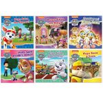 Nickelodeon Paw Patrol 6 Books Collection Set(Pups Meet The Mighty Twins!, Pups Save a Train, Pups Save The Games!, Pups Save Sports Day!, Pups Save Ryder's Robot & Pups Save the Royal Throne)