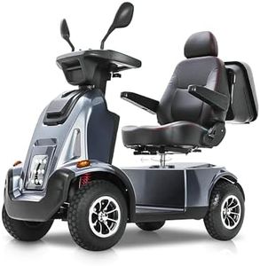 MobiCyc Heavy Duty All-Terrain Mobility Scooters for Adults & Seniors, 1000W Motor, 550LBS Capacity, 32 Miles Long Range & 9MPH, FDA Cleared, 13" Air Tires with Full Suspension, USB, Large Storage