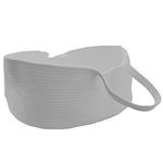 Ruiqas Newborn Basket Bed Cotton Rope Woven Portable Infant Outdoor Sleeping Handheld Bed for Baby 0-5 Months