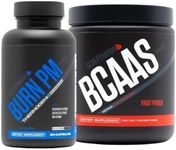 Sculpt Nation by V Shred Burn PM and BCAA Fruit Punch Powder Bundle