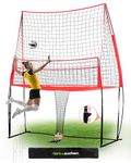 Volleyball Training Equipment Net System - 11x8 ft Sturdy Adjustable Volleyball Practice Net Station for Backyard Indoor Outdoor Hitting Serving Passing Practice, Youluzhen