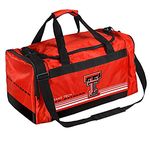 Texas Tech Medium Striped Core Duffle Bag