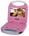 Sylvania SDVD7049-PINK 7" Portable DVD Player with Handle, Pink