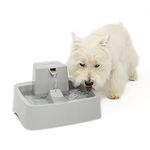 PetSafe Drinkwell Pet Fountain, Best for Medium Size Dogs Households, Easy-to-Clean Design, Filter Included, Grey, 3.7 L