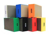 Diamond Hand Polishing Pads 7 PCS Set for Glass Granite Marble Concrete Stone Sanding and Polishing