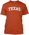 HAASE UNLIMITED Men's Texas State T-Shirt (Orange, X-Large)