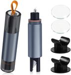 soodyoow 2 Pack Car Emergency Hammer, 2 in 1 Car Window Breaker, Quick Breaker Escape Safety Hammer, Portable Glass Breaker Seatbelt Cutter, Car Windscreen Breaker for All Vehicles (silver-gray)