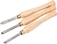 Woodstock D3782 Lathe Chisel Set, 3-Piece