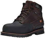 Timberland Pro - Mens 6" Rigmaster Xt Steel Safety Toe Waterproof Shoe, 8.5 UK, Dark Brown