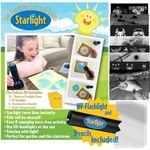 StarLight Sun Print Art Paper Crafts Kit for Kids-Light Photo Sensitive Paper Includes UV Flashlight