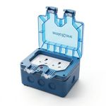 amiciCare Waterproof Power Socket, 6/16Amp Outdoor Electric Switch Socket Box IP66